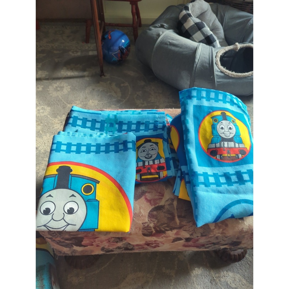 Vintage Thomas The Train Friends Toddler Bed Sheet Set  Dan Rivers